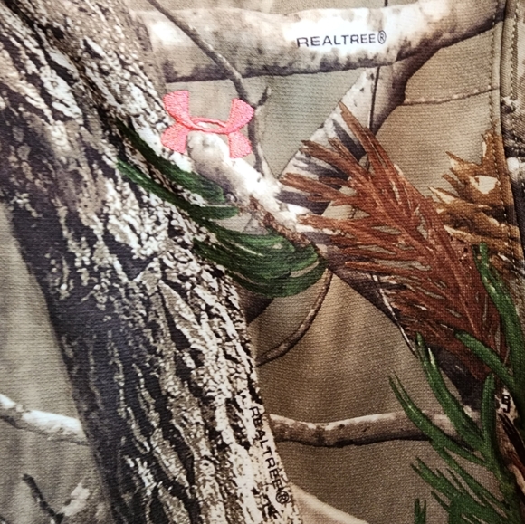 Under Armour Realtree Xtra Camo Fleece Full Zip Hoodie, Size M - Picture 3 of 10